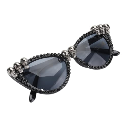 HAMPPLIES Skull Glasses Halloween Partybrille aus Leichtem Kunststoff und für Karneval Kostümfest Erwachsene und Einzigartiges Skelettdesign Festival Accessoire HAMPPLIES Skull Glasses Halloween Partybrille aus Leichtem Kunststoff und für Karneval Kostümfest Erwachsene und Einzigartiges Skelettdesign Festival Accessoire von HAMPPLIES