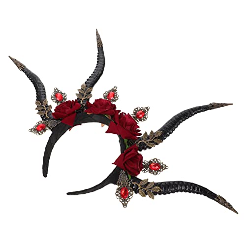 HAMPPLIES Teufelshorn Haarreif aus Hochwertigem Kunststoff Langlebiger Kopfschmuck mit Kreativem Design Party und Halloween Accessoire für Frauen für Cosplay Geburtstags und HAMPPLIES Teufelshorn Haarreif aus Hochwertigem Kunststoff Langlebiger Kopfschmuck mit Kreativem Design Party und Halloween Accessoire für Frauen für Cosplay Geburtstags und von HAMPPLIES