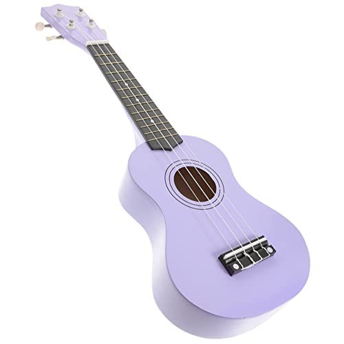HAMPPLIES Ukulele- Gitarre Instrumente für Childs Ukulele - lustiges Musikinstrument Miniatur -Ukulele - Kinderinstrument Kleinkindinstrument Bambus Violett HAMPPLIES Ukulele- Gitarre Instrumente für Childs Ukulele - lustiges Musikinstrument Miniatur -Ukulele - Kinderinstrument Kleinkindinstrument Bambus Violett von HAMPPLIES