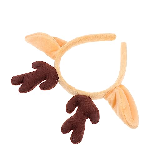HAMPPLIES Weiches Plüsch Rentier Haarreif Weihnachten Stirnband Party Kostüm Haarschmuck Niedlich Festlich HAMPPLIES Weiches Plüsch Rentier Haarreif Weihnachten Stirnband Party Kostüm Haarschmuck Niedlich Festlich von HAMPPLIES