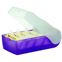 HAN Karteibox Croco gefüllt transluzent/lila DIN A7 HAN Karteibox Croco gefüllt transluzent/lila DIN A7 von HAN