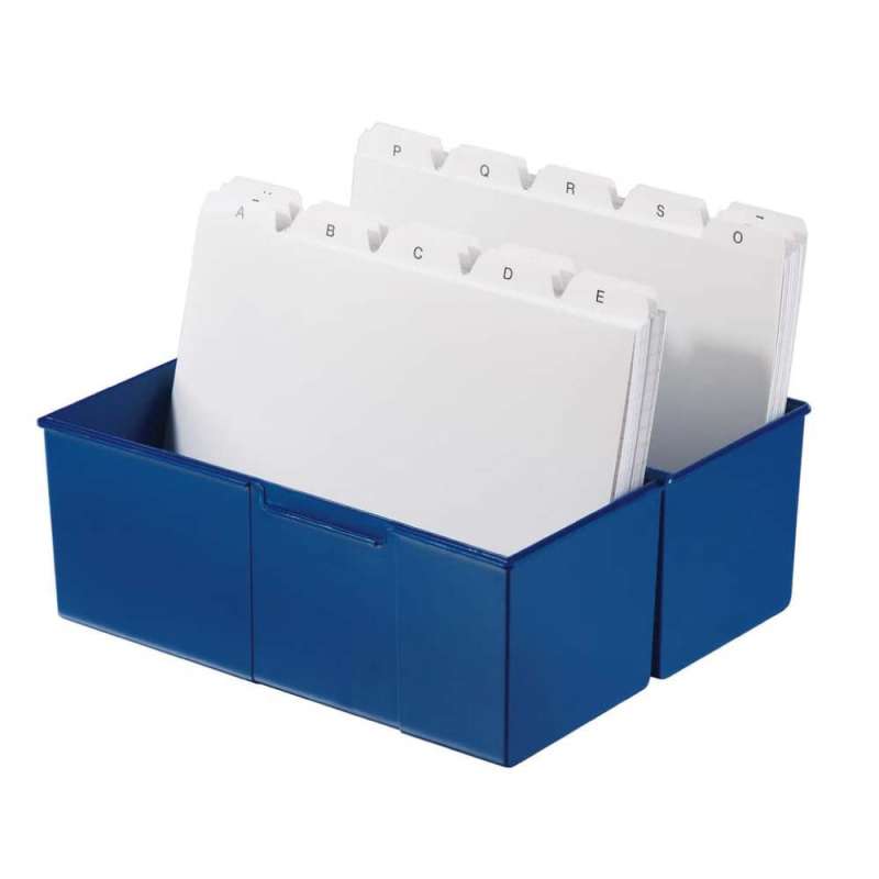 HAN Karteikartenbox A5, A6, A7, A8, Sets Einzeln, Format A5, Farbe blau von HAN