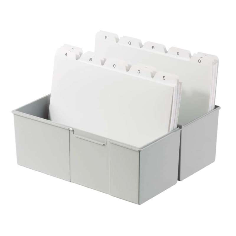 HAN Karteikartenbox A5, A6, A7, A8, Sets Einzeln, Format A5, Farbe grau von HAN
