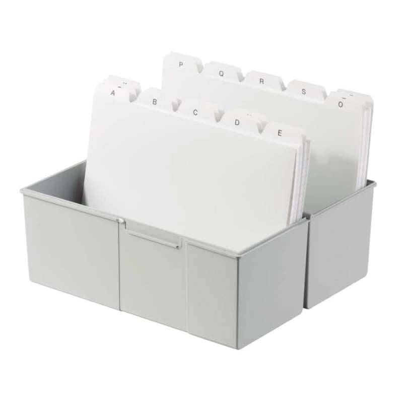 HAN Karteikartenbox A5, A6, A7, A8, Sets Einzeln, Format A5, Farbe grau von HAN