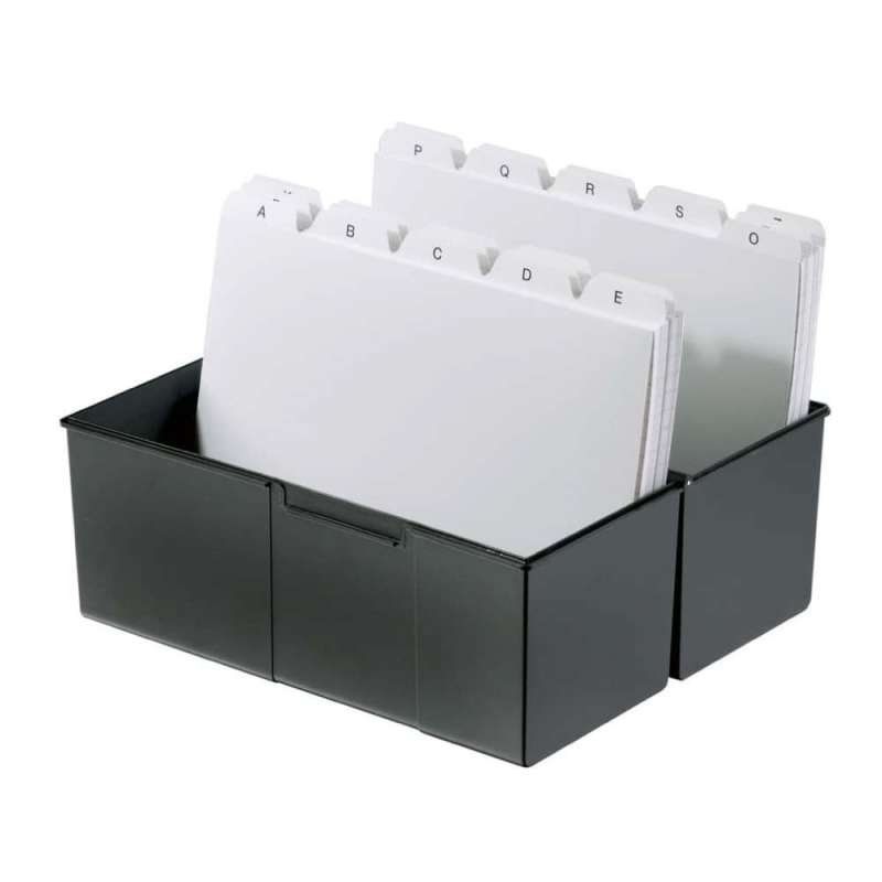 HAN Karteikartenbox A5, A6, A7, A8, Sets Einzeln, Format A5, Farbe schwarz von HAN