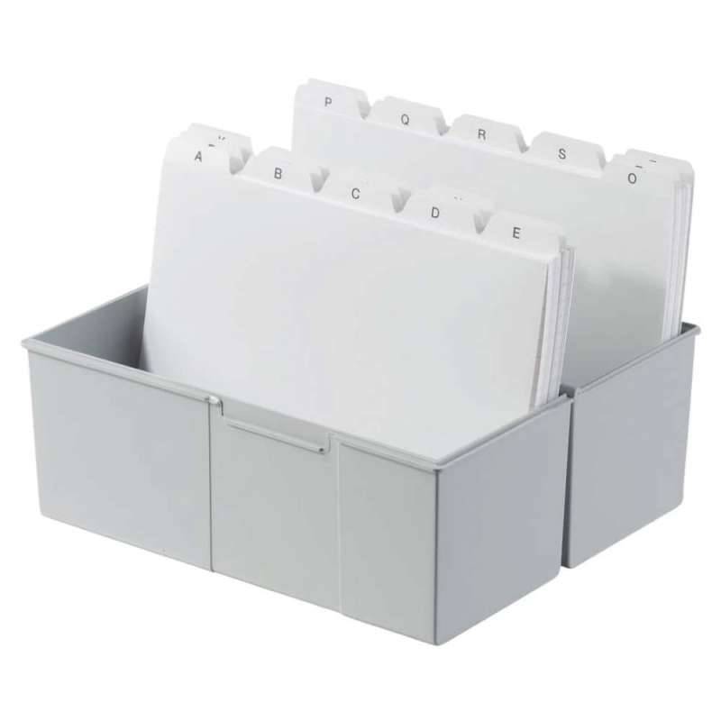 HAN Karteikartenbox A5, A6, A7, A8, Sets Einzeln, Format A6, Farbe grau von HAN