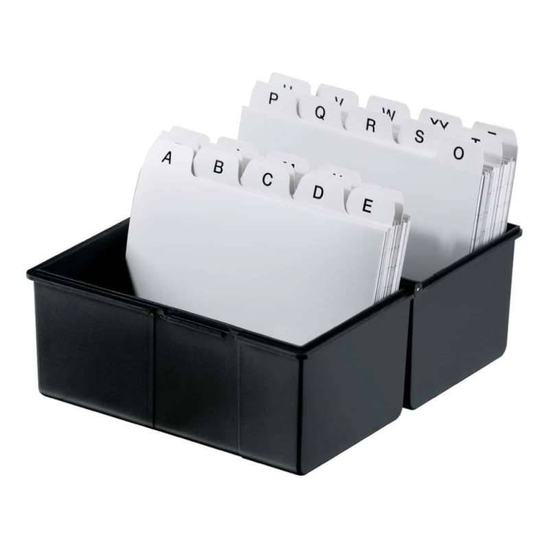 HAN Karteikartenbox A5, A6, A7, A8, Sets Einzeln, Format A8, Farbe schwarz von HAN