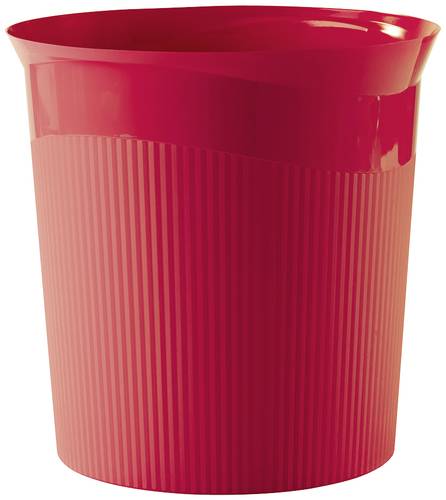 HAN Re-LOOP 18148-917 Papierkorb 13l (Ø x H) 288mm x 287mm Recycling Kunststoff Rot von HAN