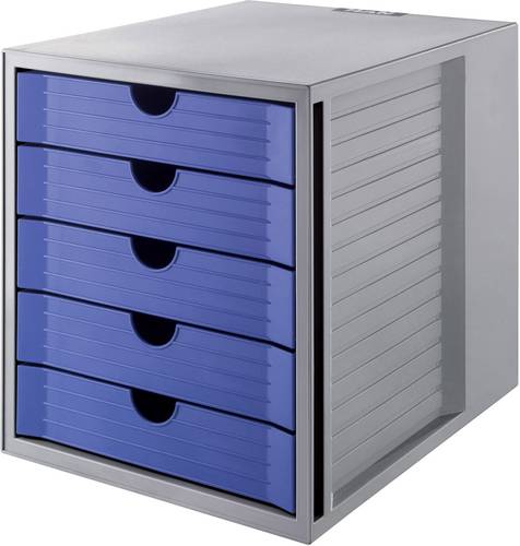HAN SYSTEMBOX KARMA 14508-16 Schubladenbox Grau DIN A4, DIN C4 Anzahl der Schubfächer: 5 von HAN