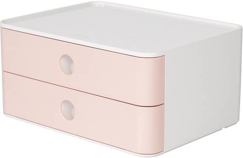 HAN Schubladenbox SMART-BOX ALLISON 1120-86 Rosa, Weiß Anzahl der Schubfächer: 2 von HAN