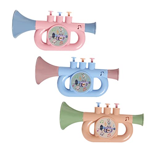 3 Stück Teiliges Trompeten Musik Instrumente für Spielzeuge für Partys und Spiele Robuste Materialien Fördert Kreativität und Musikalische Entwicklung 3 Stück Teiliges Trompeten Musik Instrumente für Spielzeuge für Partys und Spiele Robuste Materialien Fördert Kreativität und Musikalische Entwicklung von HANABASS