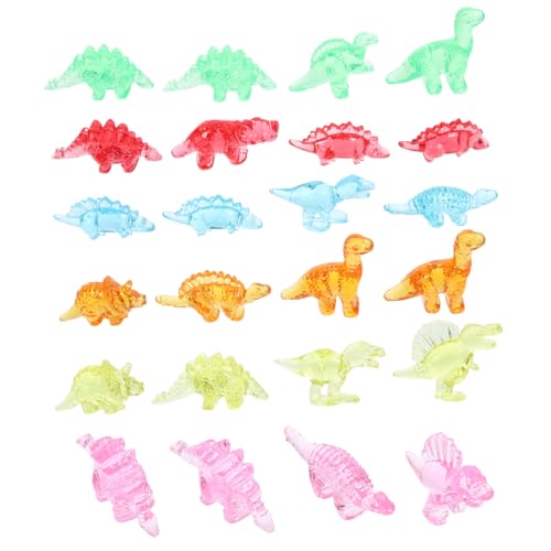 HANABASS 1 Dinosaurier-Modell Mini-Dinosaurier- Dinosaurier-aufbewahrungsspielzeug Tiermodell-Ornamente Kleine Dinosaurierfiguren Miniatur-dinosaurierfigur Acryl von HANABASS