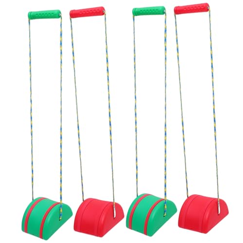 HANABASS 1 Paar Stelzen für Sensomotorisches Balancetraining Bunte Farben Fördert Koordination und Motorik für Drinnen und Draußen Vielseitig Einsetzbar Zufällige Farbe Zufällige Farbe von HANABASS