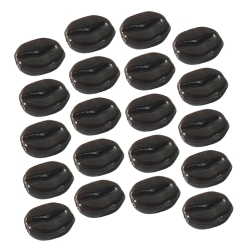 HANABASS 1 Packung Kaffeebohnenspielzeug Vorgeben Party Gefälscht Künstliche Kaffeebohnen Lose Kaffeebohnen Kaffee Liefert Kaffeebohnen Dekoration Essen Kaffee- PVC von HANABASS