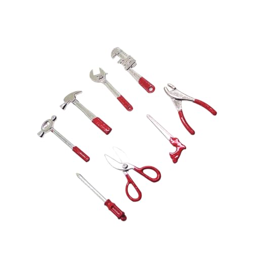 HANABASS 1 Satz 8 Stück Puppenhaus-Werkzeuge Miniatur Mini -Werkzeug Mini-Reparaturwerkzeug Mini- -Tool HANABASS 1 Satz 8 Stück Puppenhaus-Werkzeuge Miniatur Mini -Werkzeug Mini-Reparaturwerkzeug Mini- -Tool von HANABASS