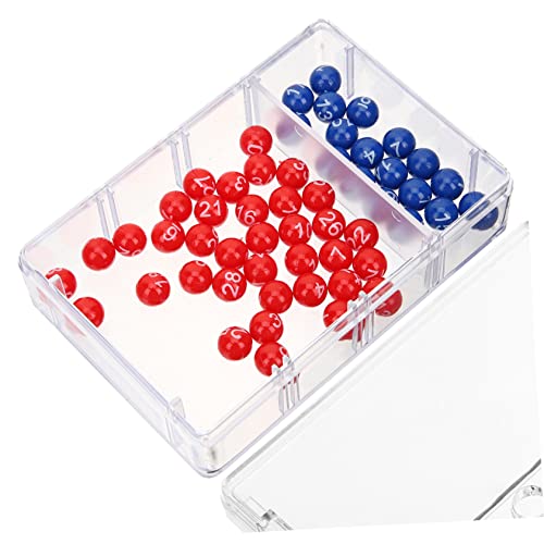 HANABASS 1 Satz Analoge Nummernauswahl Mini Verlosen Spieleprop Zuverlässiger Lottokugelpicker Lotteriefall Nummernauswahlmaschine Kleine Lotteriemaschine Für Party Plastik von HANABASS