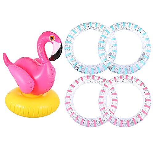 HANABASS 1 Satz Aufblasbares Flamingo Wurfspiel für Ringwurfspielzeug für Swimmingpool für Partys und Outdoor Aktivitäten Bringt Spaß und Freude für Familie und Freunde HANABASS 1 Satz Aufblasbares Flamingo Wurfspiel für Ringwurfspielzeug für Swimmingpool für Partys und Outdoor Aktivitäten Bringt Spaß und Freude für Familie und Freunde von HANABASS
