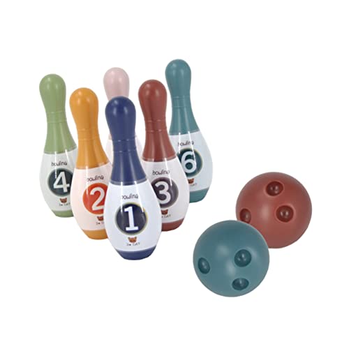 HANABASS 1 Satz Bowlingkugel kinderspielzeug für draußen Bowling- Eltern-Kind-Interaktives Sportspielzeug werfen Bowlingkugeln Plastik HANABASS 1 Satz Bowlingkugel kinderspielzeug für draußen Bowling- Eltern-Kind-Interaktives Sportspielzeug werfen Bowlingkugeln Plastik von HANABASS