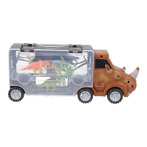 HANABASS 1 Satz Dinosaurier-Modellspielzeug Auto Transportdinosaurier Kinderspielzeug für Kleinkinder bewegliches LKW- kreativer Tierwagen schöner Tierwagen Plastik Braun HANABASS 1 Satz Dinosaurier-Modellspielzeug Auto Transportdinosaurier Kinderspielzeug für Kleinkinder bewegliches LKW- kreativer Tierwagen schöner Tierwagen Plastik Braun von HANABASS