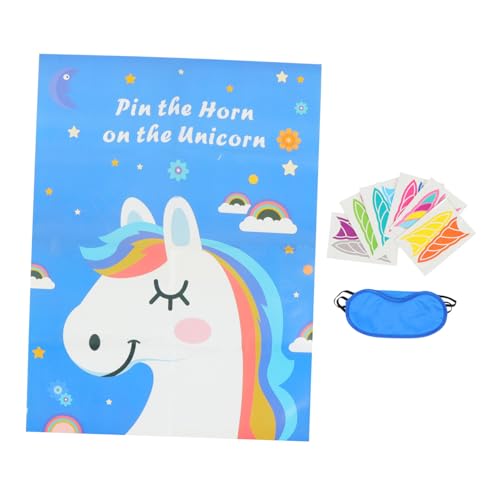 HANABASS 1 Satz Einhorn Kreatives Partyspiel Einzigartiges Spiel für Kindergeburtstage Leicht zu Fördert Geschicklichkeit und Konzentration für Einhorn Themenpartys HANABASS 1 Satz Einhorn Kreatives Partyspiel Einzigartiges Spiel für Kindergeburtstage Leicht zu Fördert Geschicklichkeit und Konzentration für Einhorn Themenpartys von HANABASS