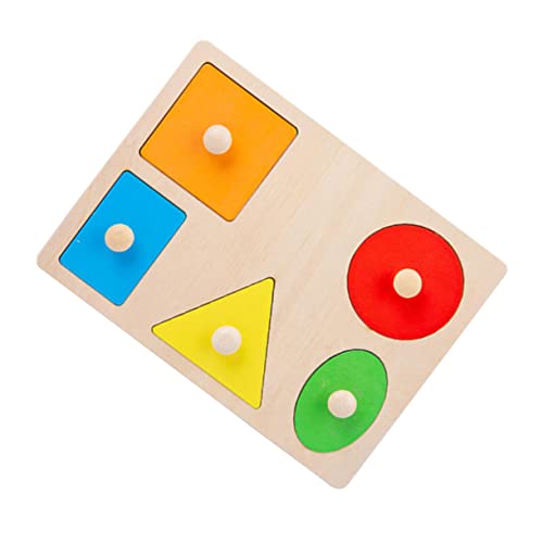 HANABASS 1 Satz Geometrisches Holzpuzzle für Pädagogisches Formenspielzeug Kreativität und Farben für Vorschulkinder und Kleinkinder Design für Einfache Handhabung und Spielspaß HANABASS 1 Satz Geometrisches Holzpuzzle für Pädagogisches Formenspielzeug Kreativität und Farben für Vorschulkinder und Kleinkinder Design für Einfache Handhabung und Spielspaß von HANABASS