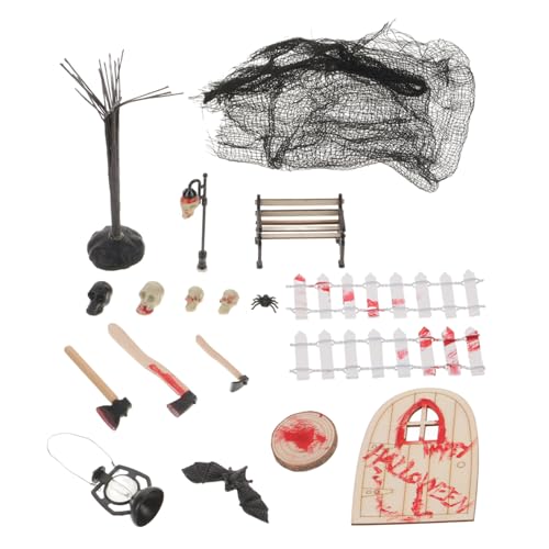 HANABASS 1 Satz Halloween-Anzug Klein Miniaturen Skelett Party Gruselig Mumie Bausätze Streich Winzig Puppenhausfiguren Halloween-miniaturbausatz Mini- - Black Plastik HANABASS 1 Satz Halloween-Anzug Klein Miniaturen Skelett Party Gruselig Mumie Bausätze Streich Winzig Puppenhausfiguren Halloween-miniaturbausatz Mini- - Black Plastik von HANABASS
