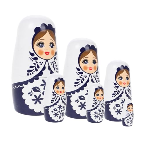 HANABASS 1 Satz Holzpuppenspielzeug Nistpuppen Zwerge DIY Schmuckhandwerk Für Babuschka-Puppe Basteln Puppen Handgefertigtes Matroschka Holzbausatz Hölzern HANABASS 1 Satz Holzpuppenspielzeug Nistpuppen Zwerge DIY Schmuckhandwerk Für Babuschka-Puppe Basteln Puppen Handgefertigtes Matroschka Holzbausatz Hölzern von HANABASS