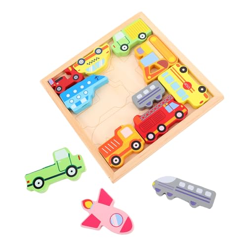 HANABASS 1 Satz Holzpuzzle für Kleinkinder Kreatives Fahrzeugpuzzle mit Verschiedenen Kombinationen für Frühes Lernen Fördert Kreative Denkfähigkeiten und Familieninteraktion HANABASS 1 Satz Holzpuzzle für Kleinkinder Kreatives Fahrzeugpuzzle mit Verschiedenen Kombinationen für Frühes Lernen Fördert Kreative Denkfähigkeiten und Familieninteraktion von HANABASS