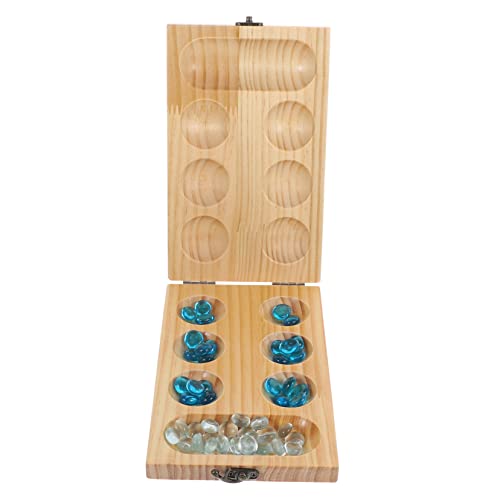 HANABASS 1 Satz Klappbares Mancala Spielset für Tragbares Unterhaltsames und Lehrreiches mit Perlen für Familienaktivitäten und Reisen Fördert Gedächtnis und Kognitive Fähigkeiten Zufällige HANABASS 1 Satz Klappbares Mancala Spielset für Tragbares Unterhaltsames und Lehrreiches mit Perlen für Familienaktivitäten und Reisen Fördert Gedächtnis und Kognitive Fähigkeiten Zufällige von HANABASS
