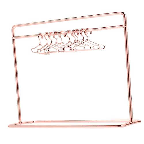 HANABASS 1 Satz Kleidungsstück Mädchen Puppenkleiderbügel Babypuppenbügel Mini Zubehör Klein Gestell Kleiderbügel Puppenkleidung Halter Kleiderstange Für Puppen Roségold Eisen HANABASS 1 Satz Kleidungsstück Mädchen Puppenkleiderbügel Babypuppenbügel Mini Zubehör Klein Gestell Kleiderbügel Puppenkleidung Halter Kleiderstange Für Puppen Roségold Eisen von HANABASS