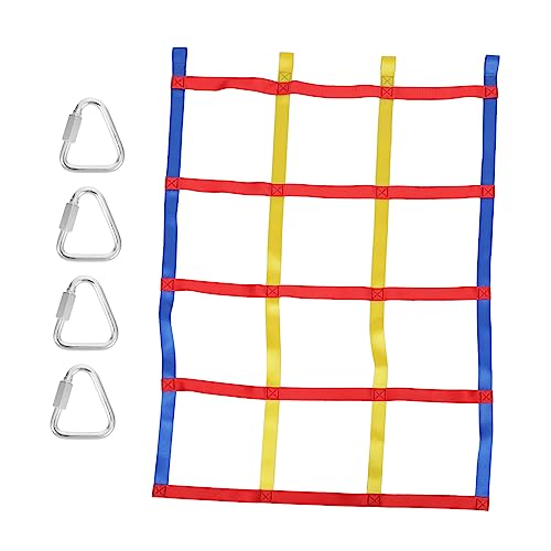HANABASS 1 Satz Kletternetz für Farbiges Outdoor für Balance und Bewegung Kletterzubehör für Entdeckung im Freien HANABASS 1 Satz Kletternetz für Farbiges Outdoor für Balance und Bewegung Kletterzubehör für Entdeckung im Freien von HANABASS