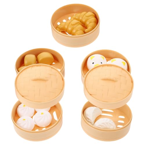 HANABASS 1 Satz Küchenspielzeug Essen Mini-Essen für gedämpfte Brötchen Küchenspielset für Chinesisches Frühstücksspielzeug Spielset für die Kinderküche Plastik HANABASS 1 Satz Küchenspielzeug Essen Mini-Essen für gedämpfte Brötchen Küchenspielset für Chinesisches Frühstücksspielzeug Spielset für die Kinderküche Plastik von HANABASS