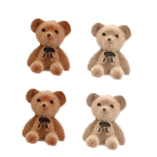HANABASS 1 Satz Mini Bärenpuppen Buntes Flocking Zubehör für DIY Taschen Dekoration für und Bastelprojekte HANABASS 1 Satz Mini Bärenpuppen Buntes Flocking Zubehör für DIY Taschen Dekoration für und Bastelprojekte von HANABASS