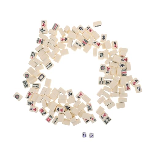 HANABASS 1 Satz Mini Mahjong Reise Set Tragbares Mahjong für Unterwegs Leicht und Kompakt für Hotelzimmer und Kleine Räume Langlebig und Platzsparend für Anfänger HANABASS 1 Satz Mini Mahjong Reise Set Tragbares Mahjong für Unterwegs Leicht und Kompakt für Hotelzimmer und Kleine Räume Langlebig und Platzsparend für Anfänger von HANABASS
