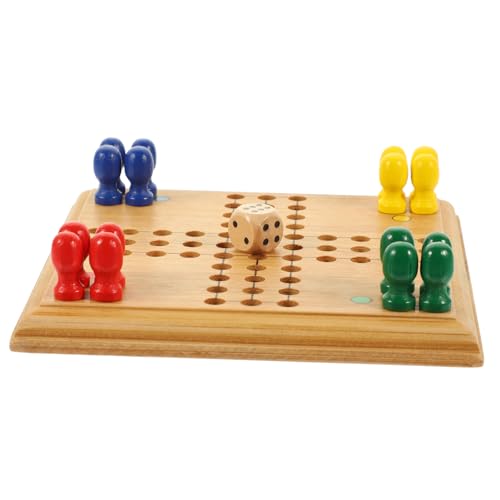 HANABASS 1 Satz Mini Portable Flying Chess Educational Board Game aus Hochwertigem Bambus für Erwachsene Fördert Logisches und Geduld HANABASS 1 Satz Mini Portable Flying Chess Educational Board Game aus Hochwertigem Bambus für Erwachsene Fördert Logisches und Geduld von HANABASS