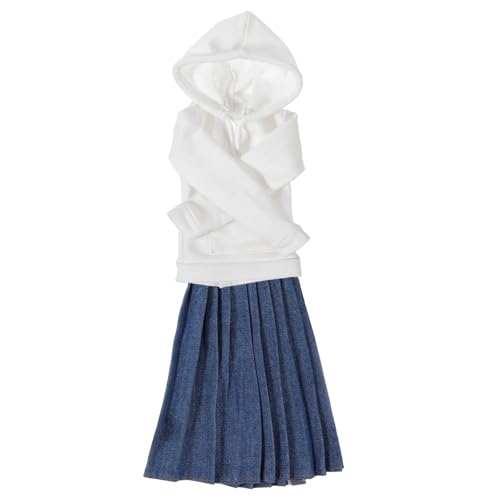 HANABASS 1satz Hoodie Und Faltenrock Für Kleine Puppen Bunte Puppenkleidung Für Tägliches Spiel Und Sportaktivitäten Leicht Auszuziehen Zur Dekoration von HANABASS