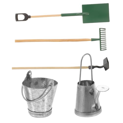 HANABASS 1 Satz Miniatur Gartenwerkzeug Set für Puppenhaus Teiliges Zubehör für Mini Landschaften und Kreative Deko für Sammler von HANABASS