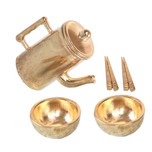 HANABASS 1 Satz Miniaturmöbel Für Dollhouse Mini-küchenzubehör Mini-hausküchengeschirr Home Mini Geschirr Dekoration Mini- -geschirrzubehör Miniaturgeschirr Metall Golden HANABASS 1 Satz Miniaturmöbel Für Dollhouse Mini-küchenzubehör Mini-hausküchengeschirr Home Mini Geschirr Dekoration Mini- -geschirrzubehör Miniaturgeschirr Metall Golden von HANABASS