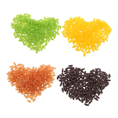 HANABASS 1 Satz Modellreiskörner künstliche Nahrungsmittel zur Ausstellung Künstliches Essen Simulationsfutter Simulation Essen Dessert realistisches Spielfutter simuliertes Gemüse PVC HANABASS 1 Satz Modellreiskörner künstliche Nahrungsmittel zur Ausstellung Künstliches Essen Simulationsfutter Simulation Essen Dessert realistisches Spielfutter simuliertes Gemüse PVC von HANABASS