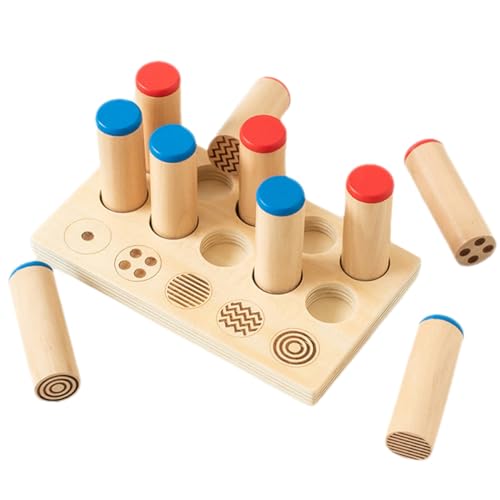 HANABASS 1 Satz Montessori Holzspielzeug von Klangzylindern für Kleinkinder Pädagogisches Konzentration und Stimmwahrnehmung Sinneserlebnis für Frühe Bildung HANABASS 1 Satz Montessori Holzspielzeug von Klangzylindern für Kleinkinder Pädagogisches Konzentration und Stimmwahrnehmung Sinneserlebnis für Frühe Bildung von HANABASS