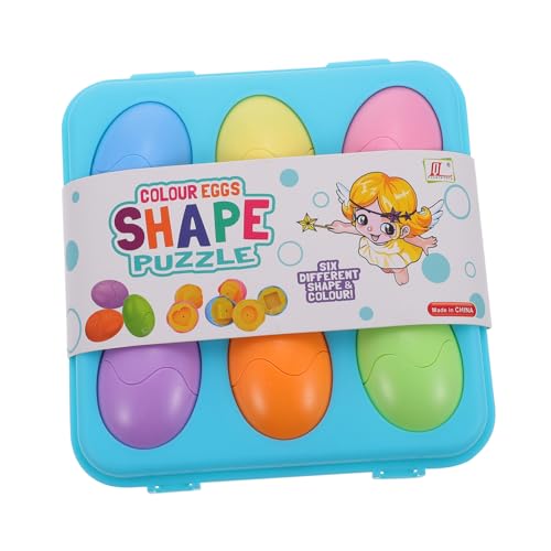 HANABASS 1 Satz Nachgeahmte Eier Osterei- Emulationseier Nachgemachtes Eierspielzeug Eiförmige Spielzeuge Passende Eier Festival-Eier Colorful Kunststoff Kunststoff von HANABASS