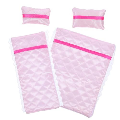 HANABASS 1 Satz Puppe Baumwollkissenbezug Puppenhausbett Bettzubehör Bettwäsche für Puppenhaus Puppenhaus-Schlafzimmermöbel Puppenhausdecke Mini-Puppenhauszubehör Stoff Rosa HANABASS 1 Satz Puppe Baumwollkissenbezug Puppenhausbett Bettzubehör Bettwäsche für Puppenhaus Puppenhaus-Schlafzimmermöbel Puppenhausdecke Mini-Puppenhauszubehör Stoff Rosa von HANABASS