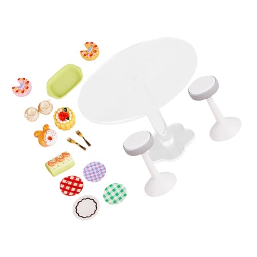 HANABASS 1satz Miniatur Küchenausstattung Realistisches Puppenhaus Esszimmer Modell Mit Acryl Tisch Und Dessert Accessoires Für Junge Mädchen Spielzeug Und Heimdekoration HANABASS 1satz Miniatur Küchenausstattung Realistisches Puppenhaus Esszimmer Modell Mit Acryl Tisch Und Dessert Accessoires Für Junge Mädchen Spielzeug Und Heimdekoration von HANABASS