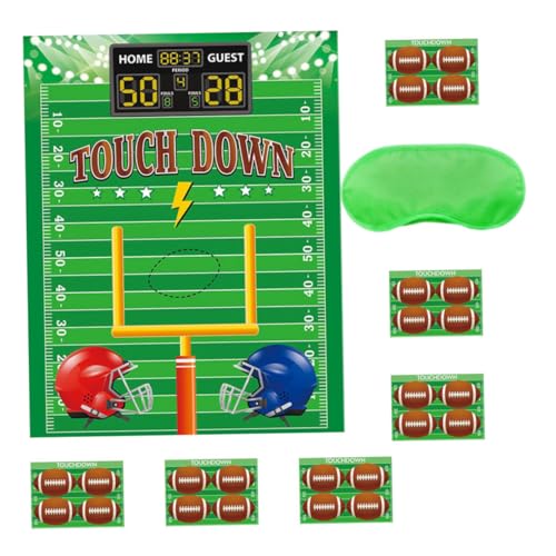 HANABASS 1 Satz Rugby -Posterspiel Dekorationen für Fußball-Mottopartys Fußballplakat Football Party Supplies Rugby-Dekoration Fußball-Aufkleber Rugby-Musteraufkleber PVC HANABASS 1 Satz Rugby -Posterspiel Dekorationen für Fußball-Mottopartys Fußballplakat Football Party Supplies Rugby-Dekoration Fußball-Aufkleber Rugby-Musteraufkleber PVC von HANABASS