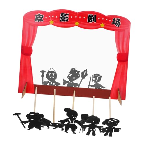 HANABASS 1 Satz Schattenpuppenspiel Puppenspielzubehör Puppenbauset Kreative Puppenspiele Familienspiele Für Schattenpuppen-bausatz Puppen-Requisiten Zum Geschichtenerzählen Papier HANABASS 1 Satz Schattenpuppenspiel Puppenspielzubehör Puppenbauset Kreative Puppenspiele Familienspiele Für Schattenpuppen-bausatz Puppen-Requisiten Zum Geschichtenerzählen Papier von HANABASS