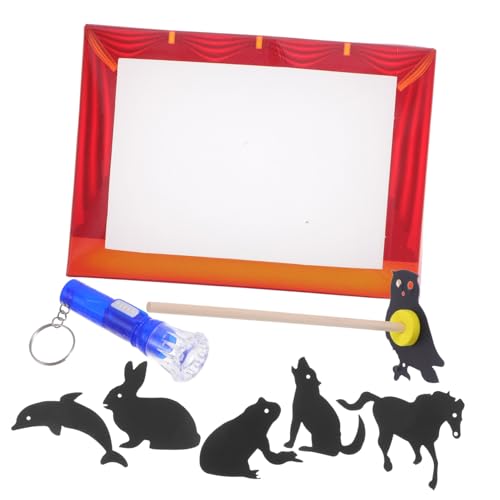 HANABASS 1 Satz Schattenspielspielzeug chinesisches Puppenspiel chinesische Mythenpuppe Schattenpuppe für DIY-Puppen zum Geschichtenerzählen Schattenmarionette Papier rot von HANABASS