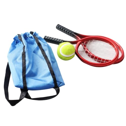 HANABASS 1 Satz Simuliertes Tennisschlägerset Zubehör Werkzeug lustiges tennisschlägermodell Tennisschläger-Requisite Desktop-Mini-Tennisschläger Stoff HANABASS 1 Satz Simuliertes Tennisschlägerset Zubehör Werkzeug lustiges tennisschlägermodell Tennisschläger-Requisite Desktop-Mini-Tennisschläger Stoff von HANABASS