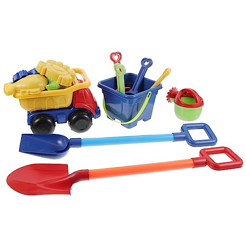 HANABASS 1 Satz Strandspielzeug Set für Teiliges Sandspielzeug mit Bagger und Schaufeln Outdoor Tool für Kreatives im Sand und Wasser Farblich Sortiert von HANABASS