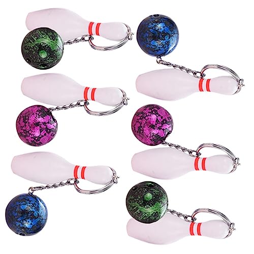 HANABASS 1 Satz Teiliges Bowling Schlüsselanhänger Robustem Leichte Bowling Schlüsselketten Als Party Mitgebsel Sport Souvenir Anhänger Für Tasche Rucksack Schlüsselbund Farbiges 6 Stück HANABASS 1 Satz Teiliges Bowling Schlüsselanhänger Robustem Leichte Bowling Schlüsselketten Als Party Mitgebsel Sport Souvenir Anhänger Für Tasche Rucksack Schlüsselbund Farbiges 6 Stück von HANABASS