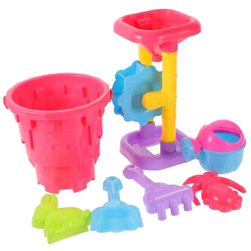 HANABASS Strandspielzeug für Kinder 7 Stück Sandspielzeug mit Eimer und Schaufel Leichtes und Tragbares Sandbagger für Strand Kreatives Lernspielzeug für Draußen HANABASS Strandspielzeug für Kinder 7 Stück Sandspielzeug mit Eimer und Schaufel Leichtes und Tragbares Sandbagger für Strand Kreatives Lernspielzeug für Draußen von HANABASS